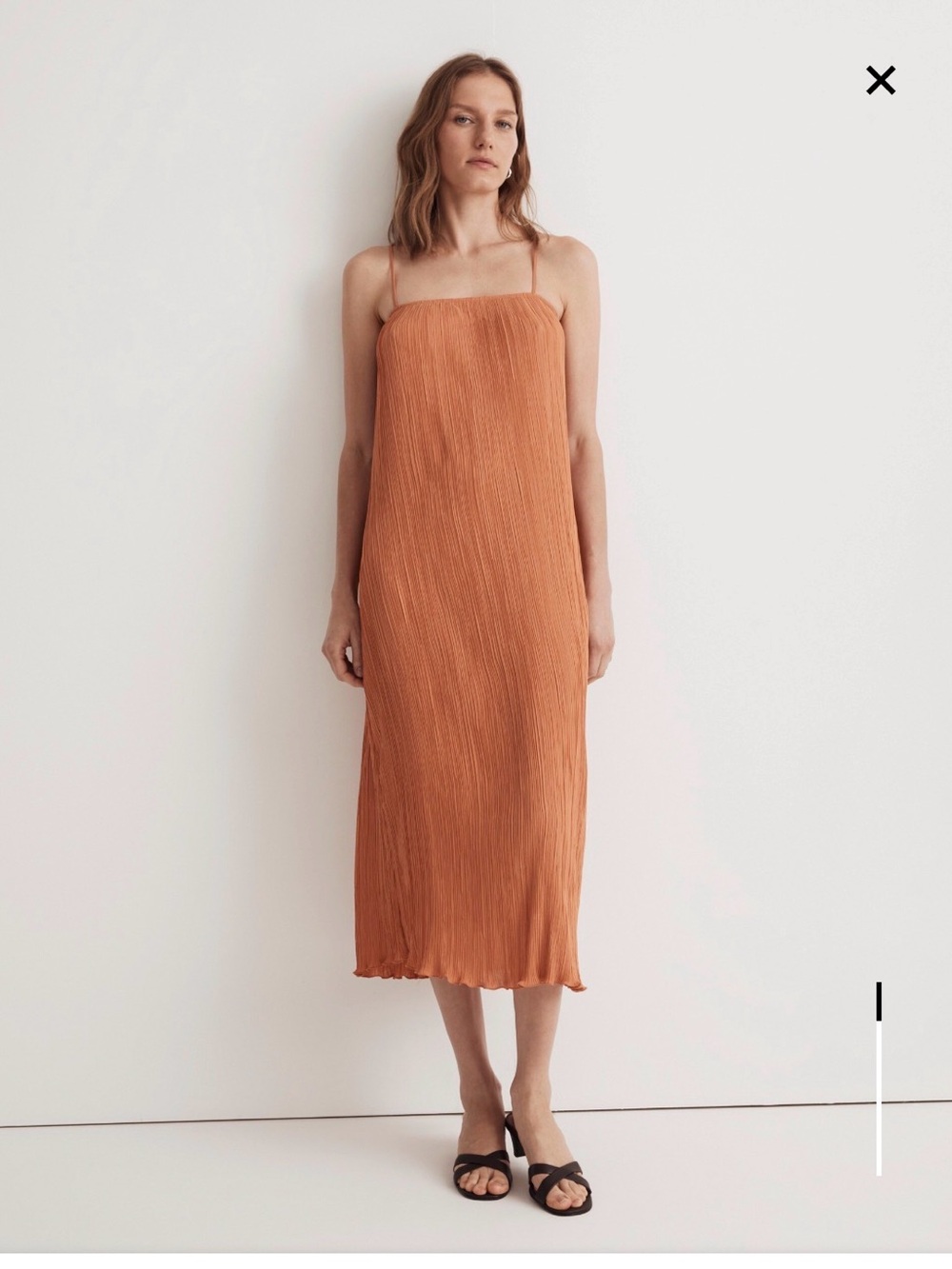 Madewell The Goldie dress in Plisse